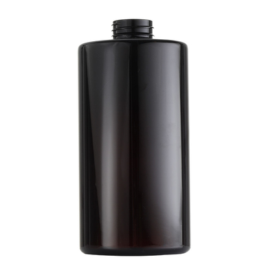 Màu nâu đậm Dung tích lớn Chai đóng gói mỹ phẩm tròn 700ml Chấp nhận tùy chỉnh
