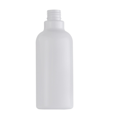 Mẫu miễn phí Biểu trưng tùy chỉnh Màu trắng 300ml Boston Chai nhựa đựng dầu gội đầu rỗng hình tròn Chai bơm