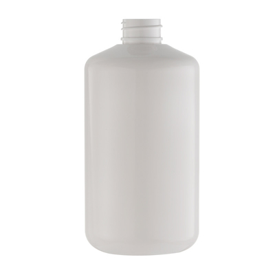 Chai nhựa tròn màu trắng sữa Vật liệu PET / Chai đóng gói mỹ phẩm