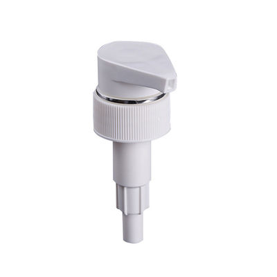 Máy bơm phân phối xà phòng màu trắng có gân, Máy bơm thay thế chai xà phòng 33mm